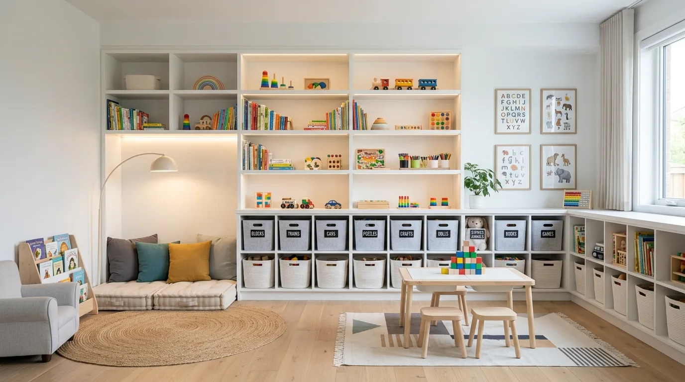 14 Fun Kids Playroom Ideas for a Creative and Organized Play Space inspiration image 2