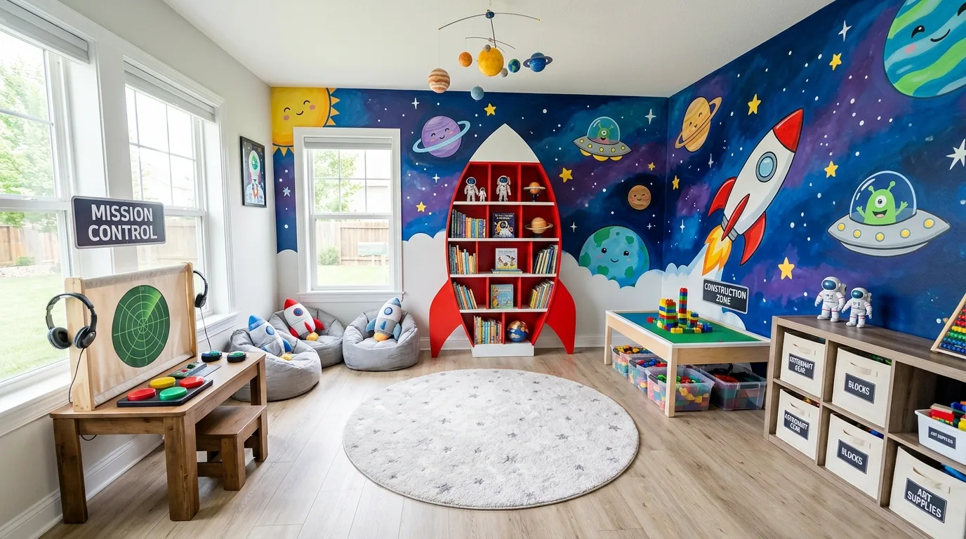 14 Fun Kids Playroom Ideas for a Creative and Organized Play Space inspiration image 8