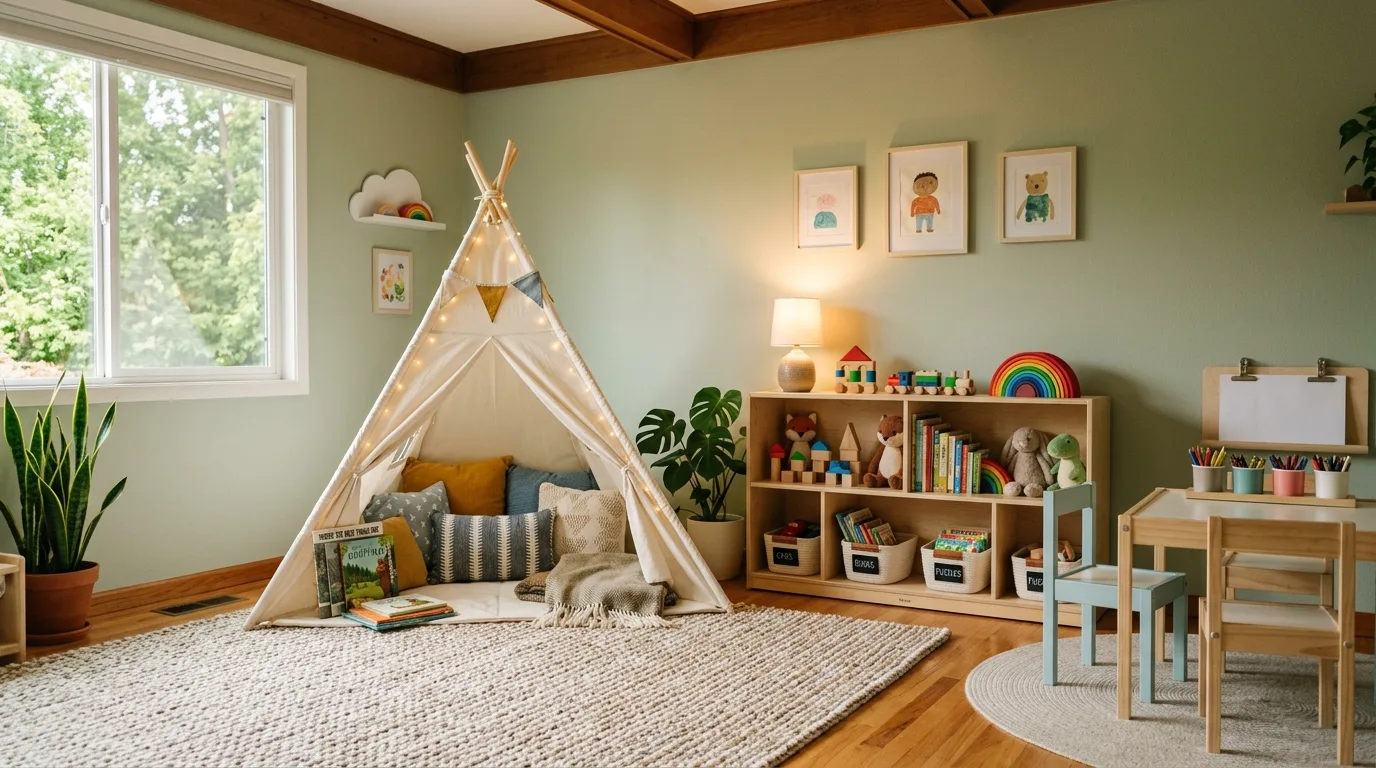14 Fun Kids Playroom Ideas for a Creative and Organized Play Space inspiration image 9