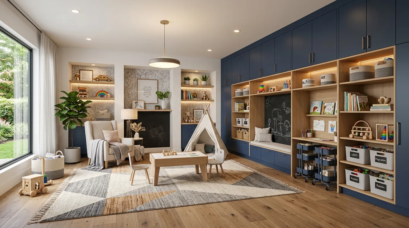 14 Fun Kids Playroom Ideas for a Creative and Organized Play Space inspiration image 10
