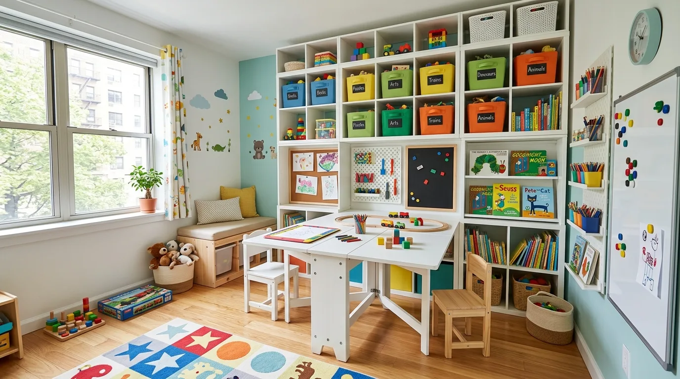 14 Fun Kids Playroom Ideas for a Creative and Organized Play Space inspiration image 13