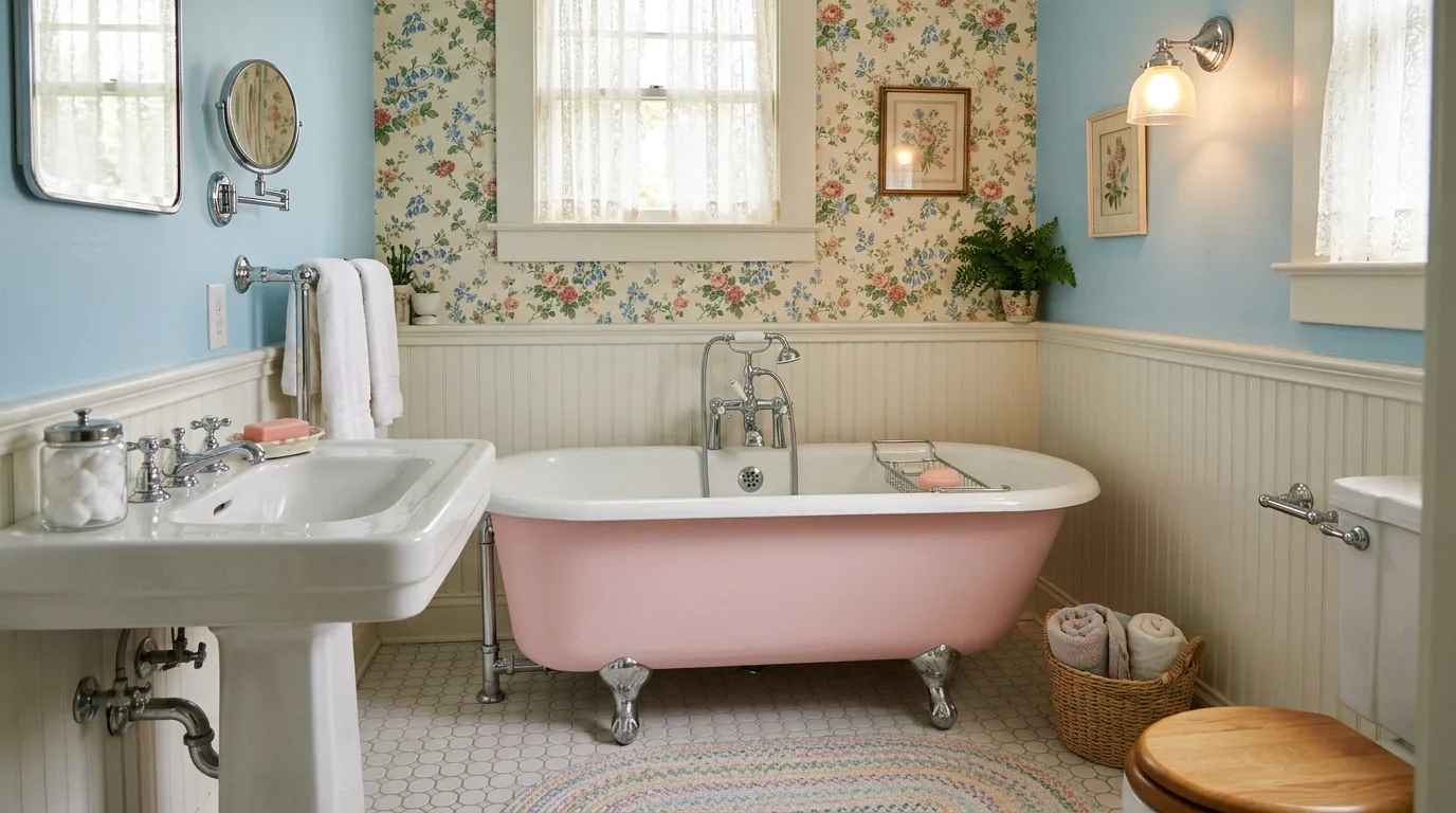 13 Fun Retro Bathroom Ideas for a Nostalgic and Playful Vibe inspiration image 4