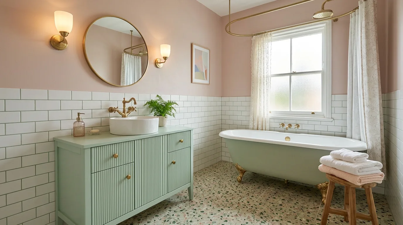 13 Fun Retro Bathroom Ideas for a Nostalgic and Playful Vibe inspiration image 13