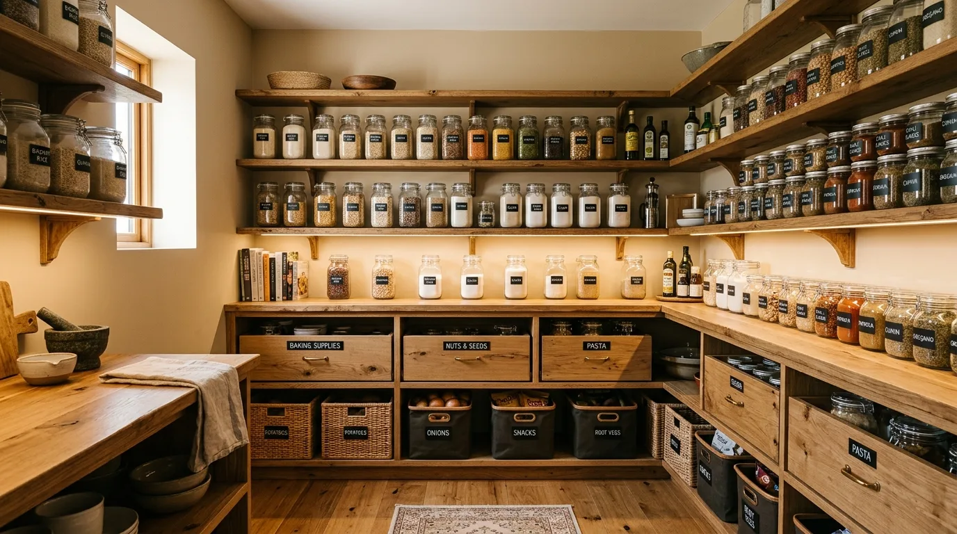 15 Functional Kitchen Pantry Organization Ideas for a Tidy Cookspace inspiration image 2