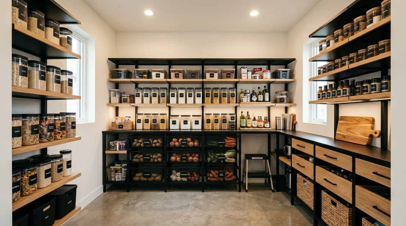 15 Functional Kitchen Pantry Organization Ideas for a Tidy Cookspace inspiration image 8