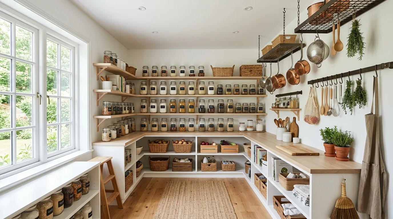 15 Functional Kitchen Pantry Organization Ideas for a Tidy Cookspace inspiration image 15