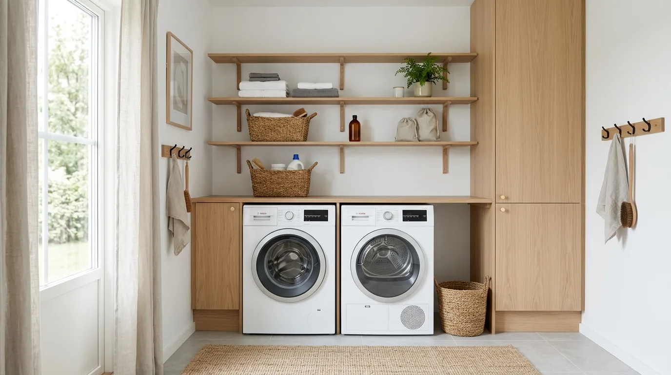 14 Functional Laundry Room Ideas for an Organized and Beautiful Utility Space inspiration image 5