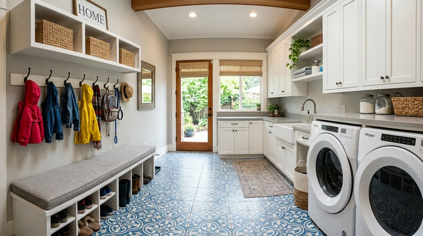14 Functional Laundry Room Ideas for an Organized and Beautiful Utility Space inspiration image 6