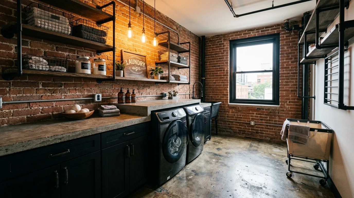 14 Functional Laundry Room Ideas for an Organized and Beautiful Utility Space inspiration image 7