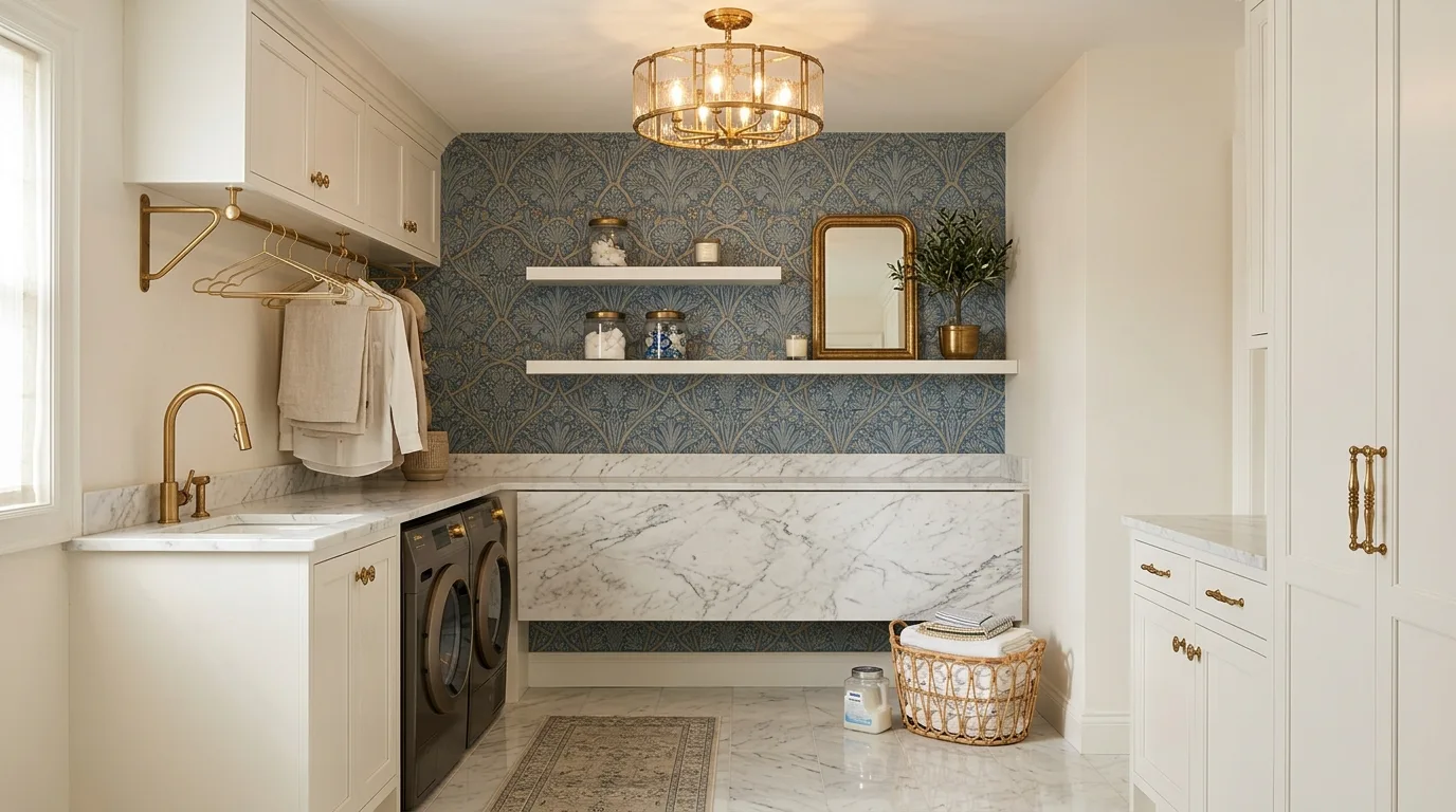14 Functional Laundry Room Ideas for an Organized and Beautiful Utility Space inspiration image 13