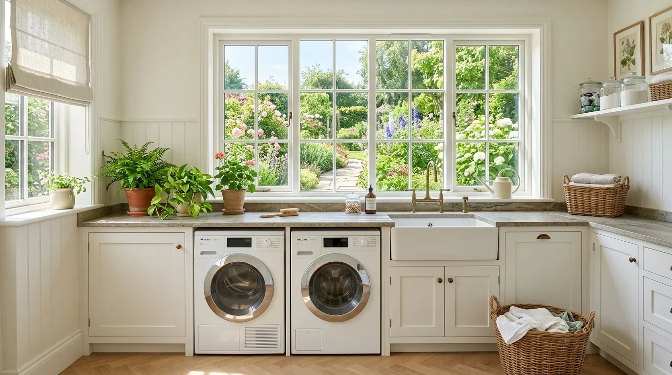 14 Functional Laundry Room Ideas for an Organized and Beautiful Utility Space inspiration image 15