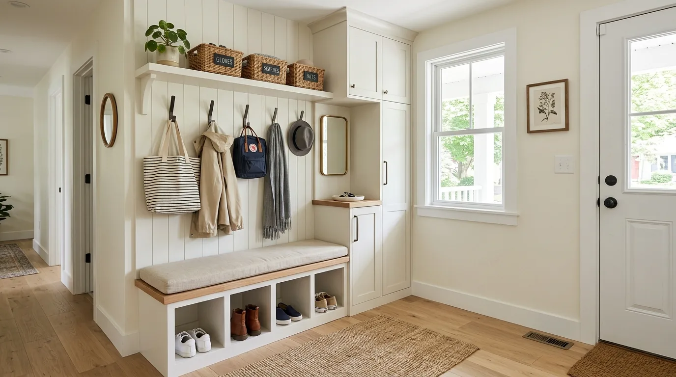 14 Functional Mudroom Ideas for an Organized and Stylish Entryway inspiration image 4