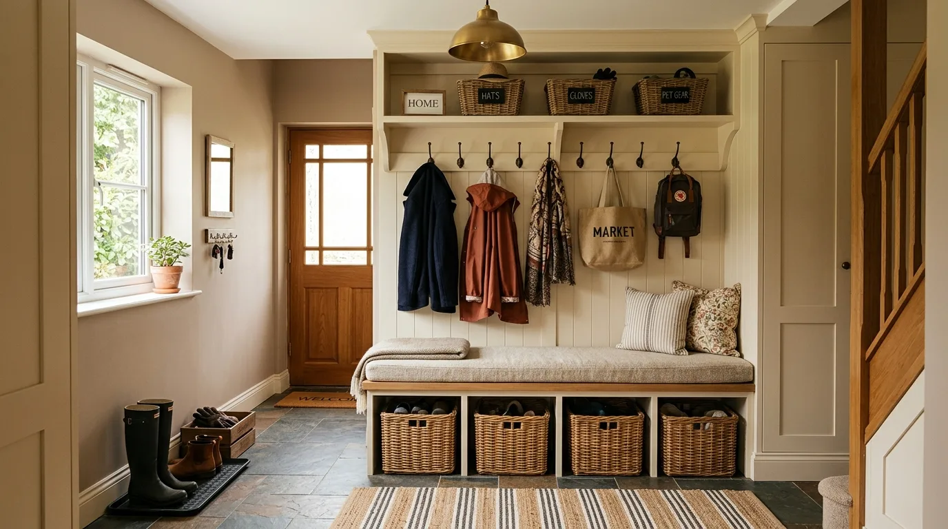 14 Functional Mudroom Ideas for an Organized and Stylish Entryway inspiration image 8