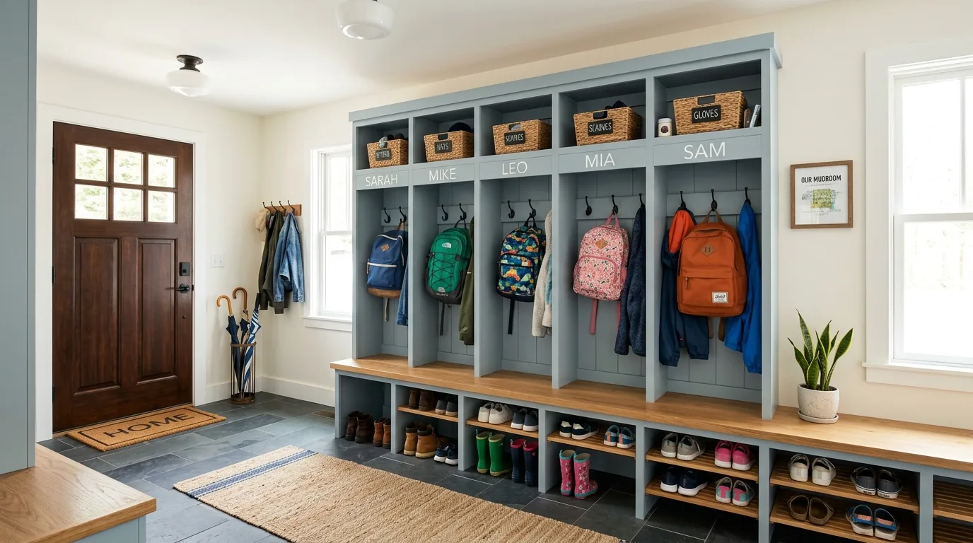 14 Functional Mudroom Ideas for an Organized and Stylish Entryway inspiration image 12