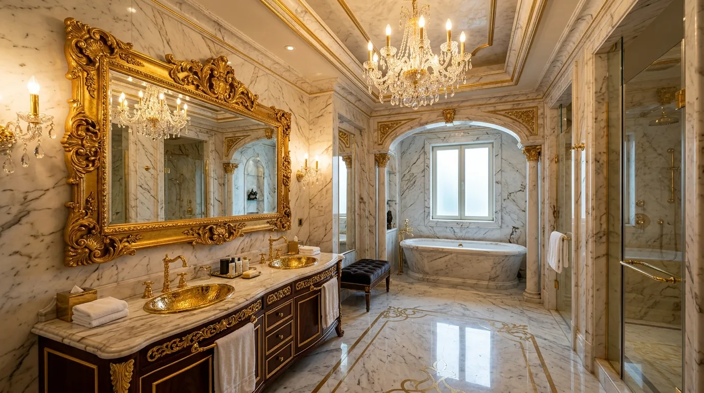 14 Glamorous Gold Bathroom Ideas for a Luxurious and Elegant Space inspiration image 3
