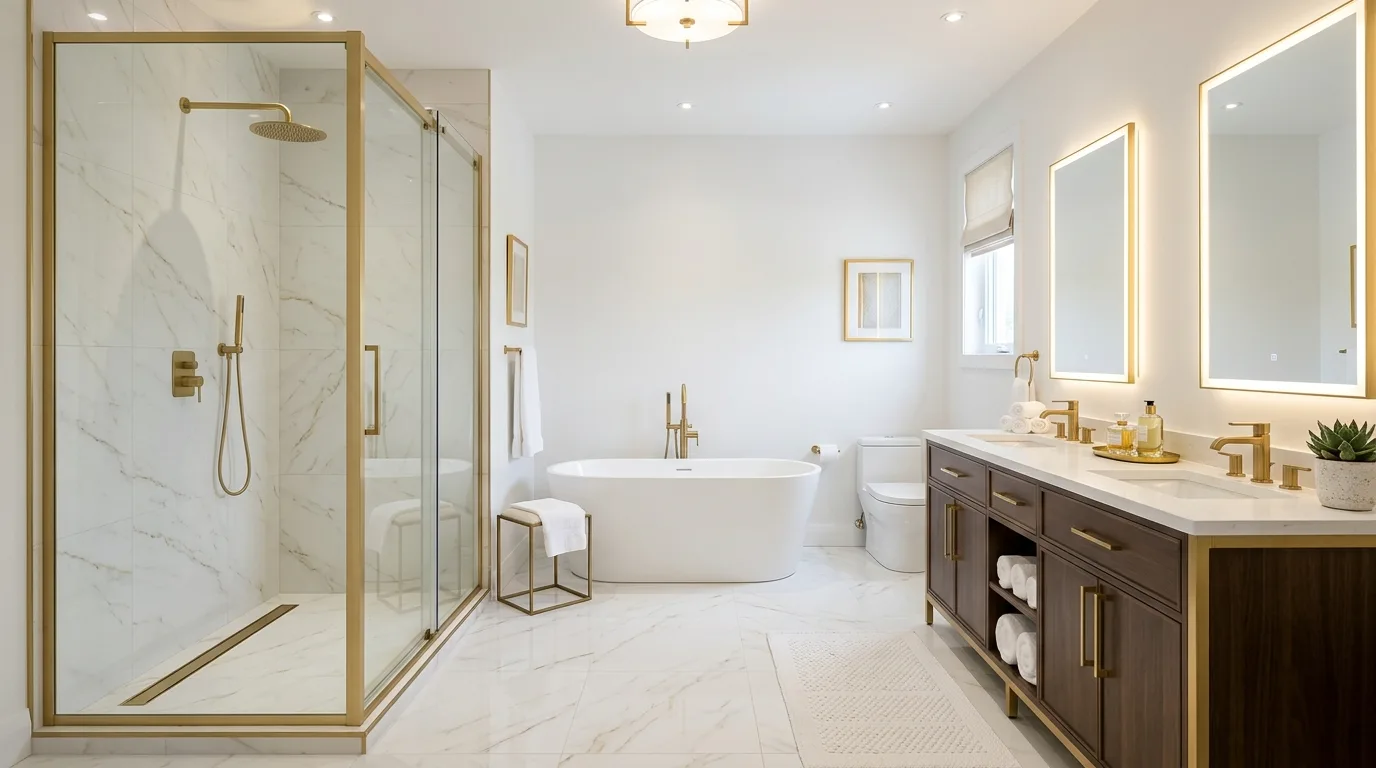 14 Glamorous Gold Bathroom Ideas for a Luxurious and Elegant Space inspiration image 5