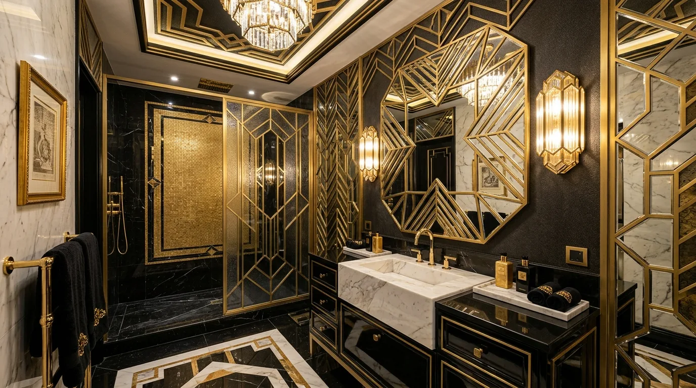 14 Glamorous Gold Bathroom Ideas for a Luxurious and Elegant Space inspiration image 6