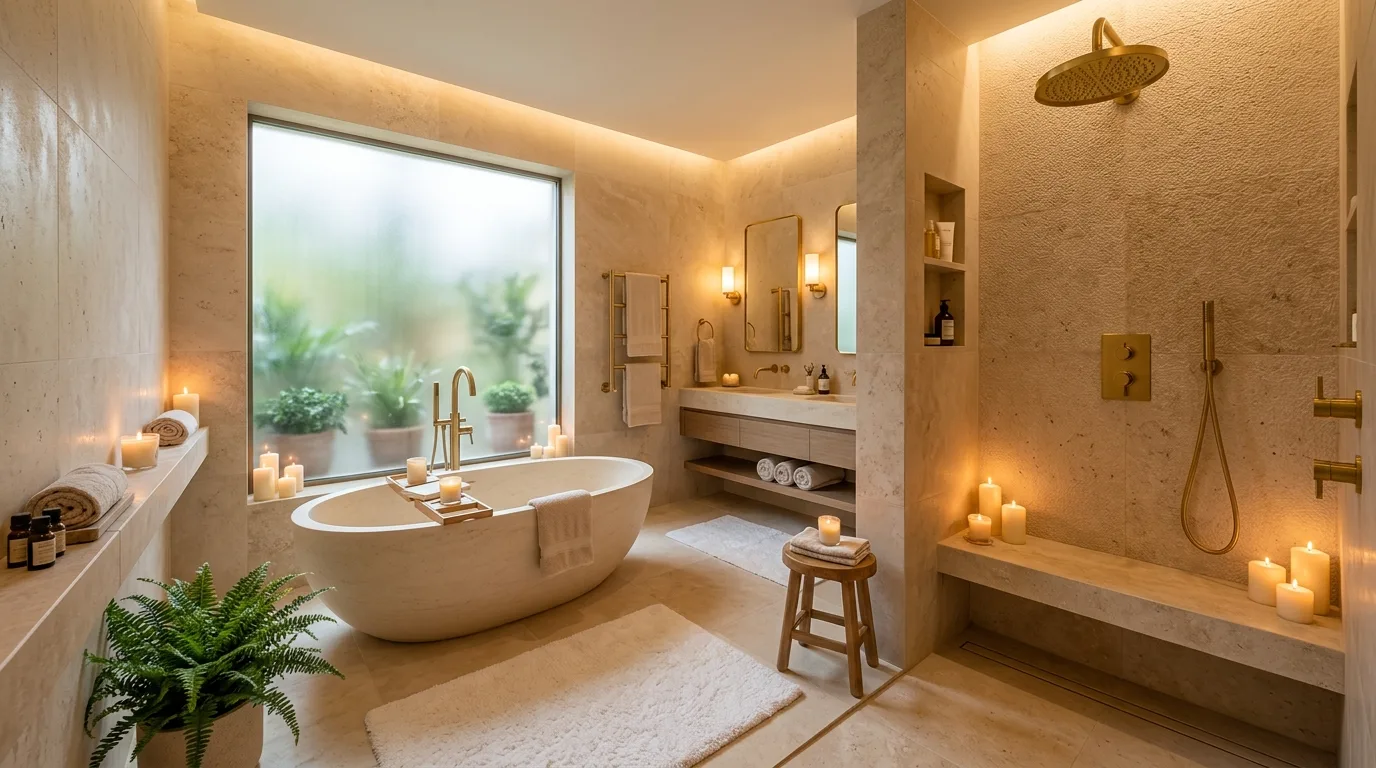 14 Glamorous Gold Bathroom Ideas for a Luxurious and Elegant Space inspiration image 8