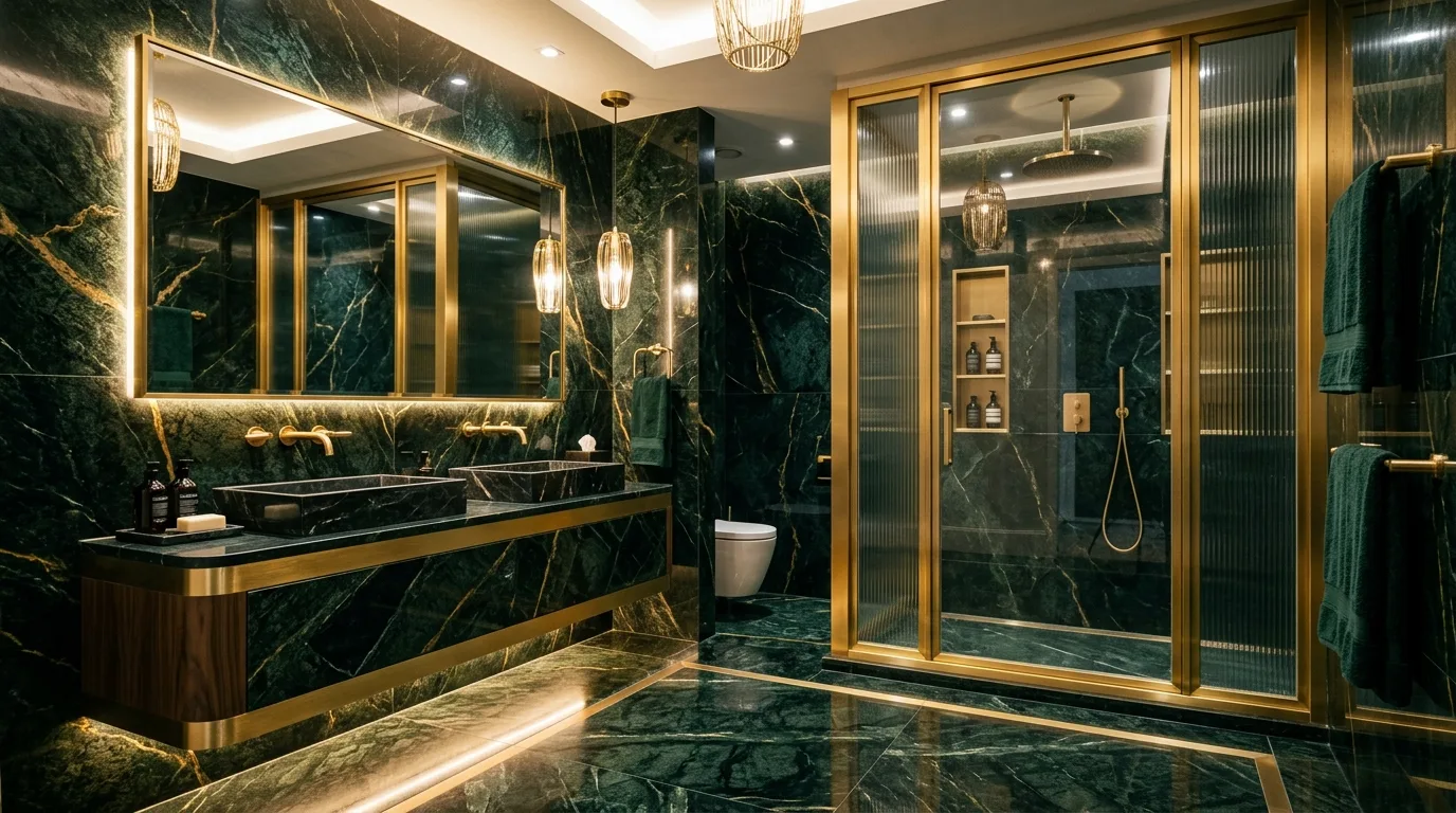 14 Glamorous Gold Bathroom Ideas for a Luxurious and Elegant Space inspiration image 9