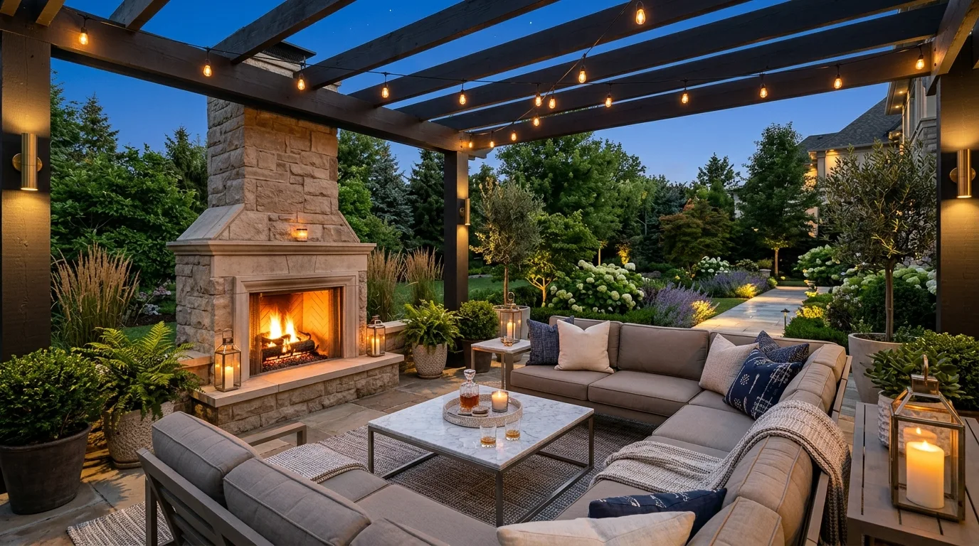 14 Inviting Outdoor Patio Decor Ideas for a Stylish Backyard Escape inspiration image 6