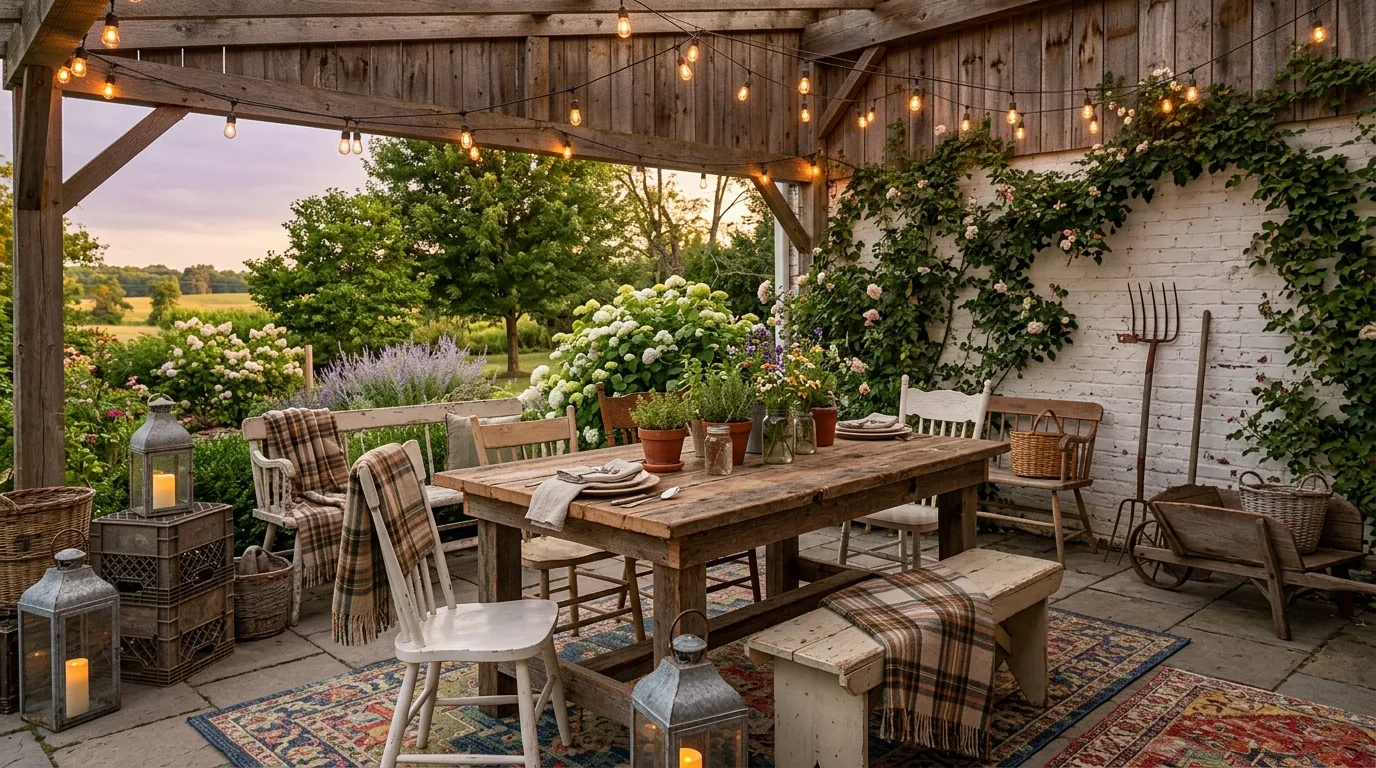 14 Inviting Outdoor Patio Decor Ideas for a Stylish Backyard Escape inspiration image 11