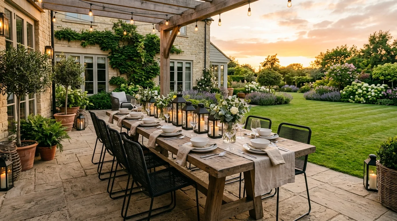 15 Inviting Outdoor Patio Ideas for a Beautiful Backyard Living Space inspiration image 13