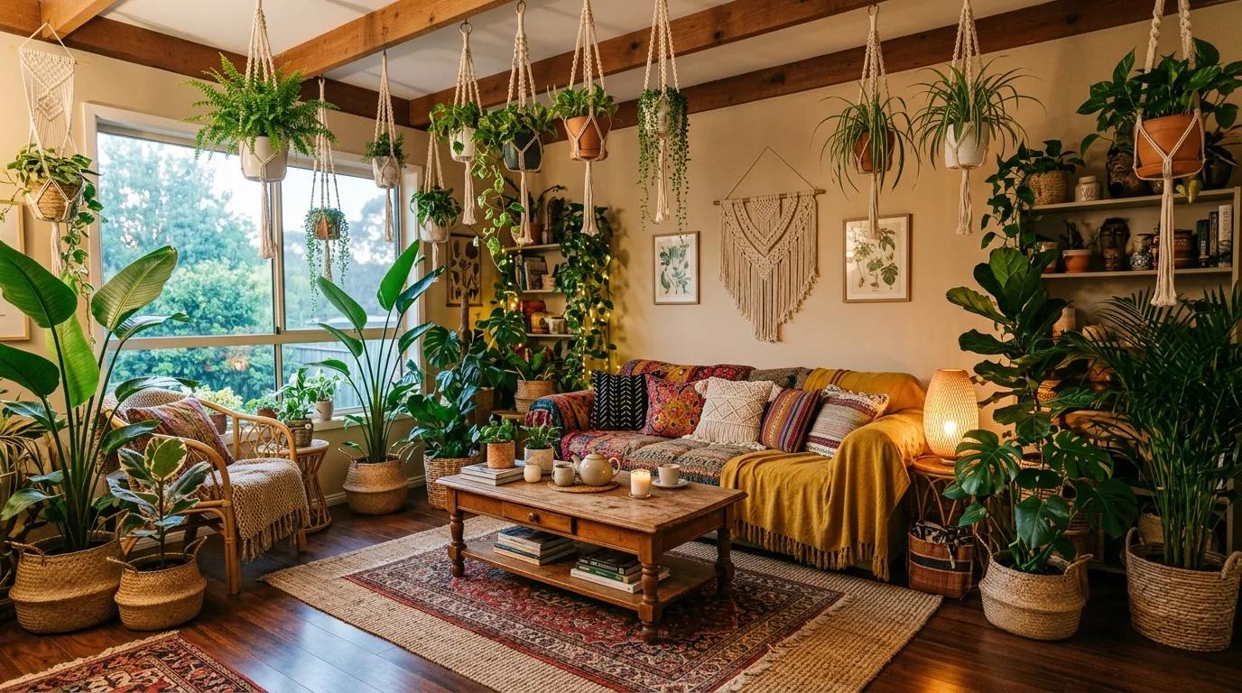 14 Lush Botanical Living Room Ideas for a Plant-Filled Paradise inspiration image 4