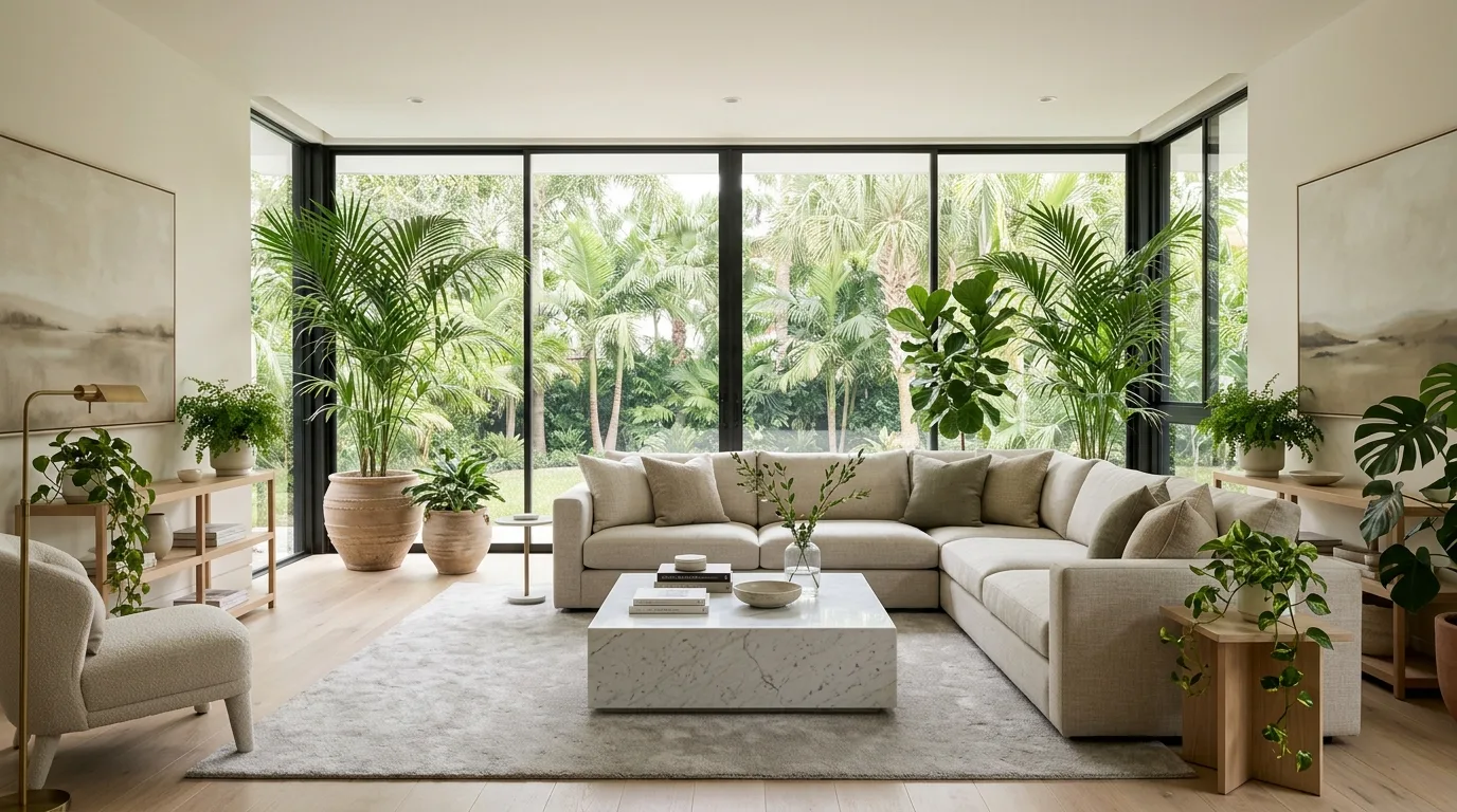 14 Lush Botanical Living Room Ideas for a Plant-Filled Paradise inspiration image 5