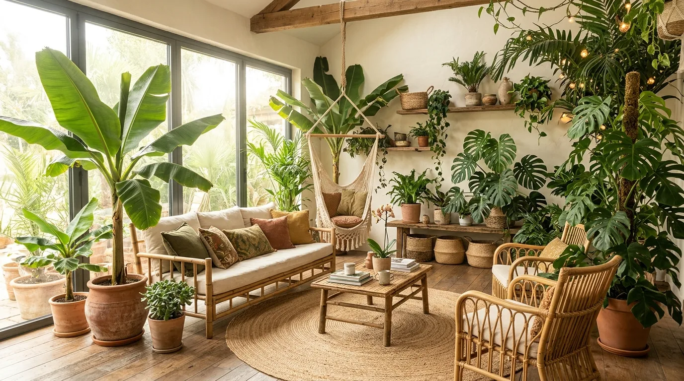 14 Lush Botanical Living Room Ideas for a Plant-Filled Paradise inspiration image 7