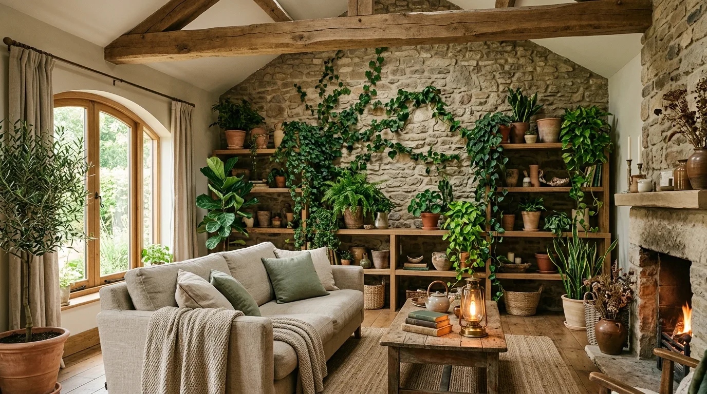 14 Lush Botanical Living Room Ideas for a Plant-Filled Paradise inspiration image 8