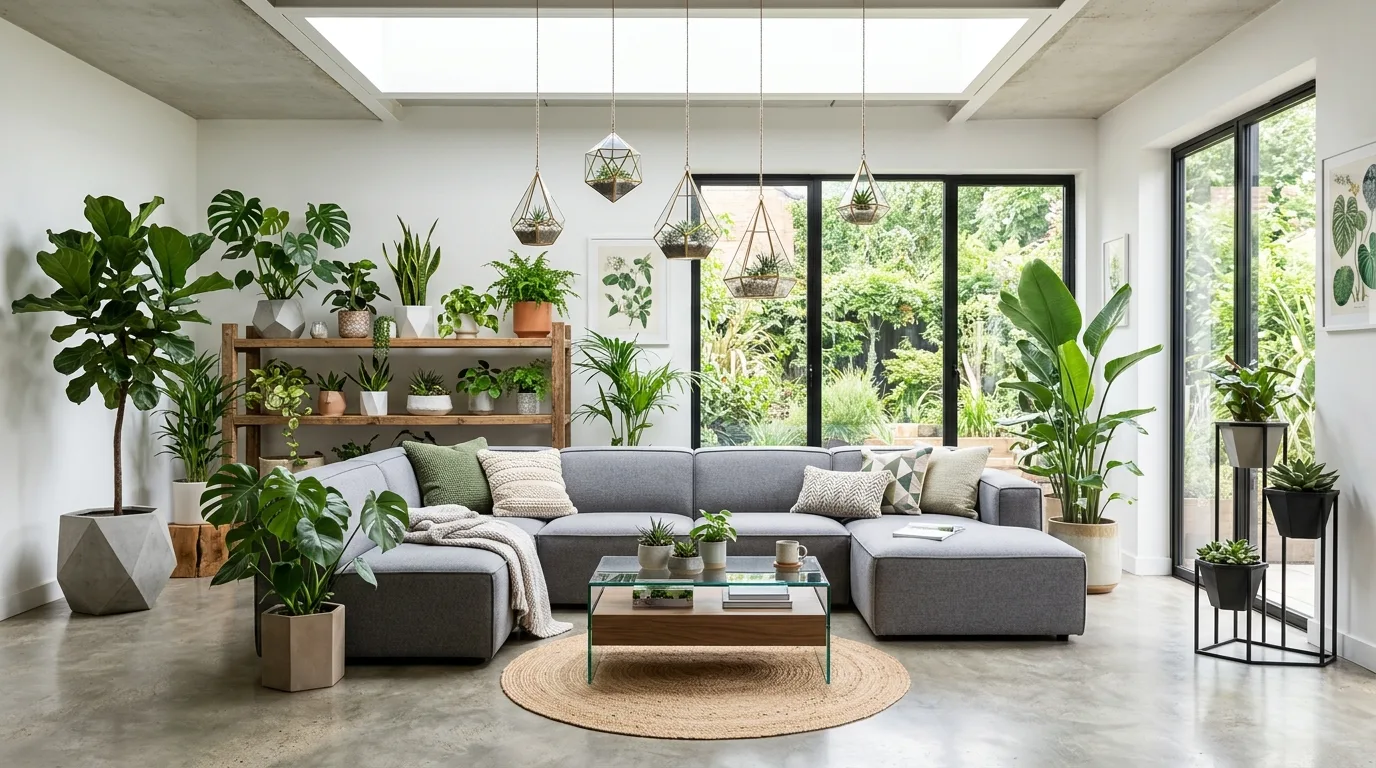 14 Lush Botanical Living Room Ideas for a Plant-Filled Paradise inspiration image 9