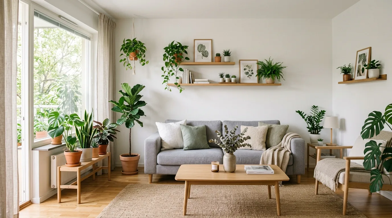 14 Lush Botanical Living Room Ideas for a Plant-Filled Paradise inspiration image 10