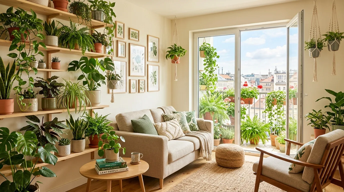 14 Lush Botanical Living Room Ideas for a Plant-Filled Paradise inspiration image 11
