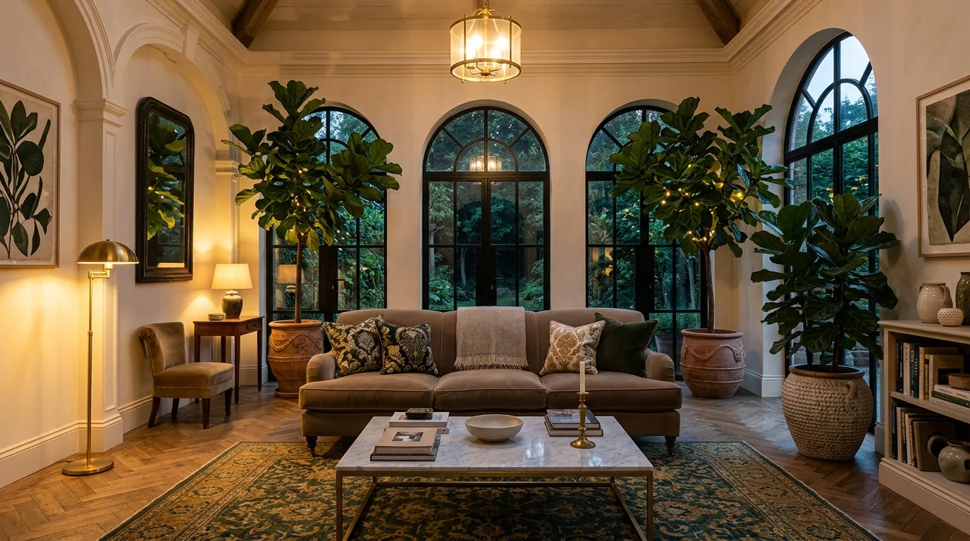 14 Lush Botanical Living Room Ideas for a Plant-Filled Paradise inspiration image 12