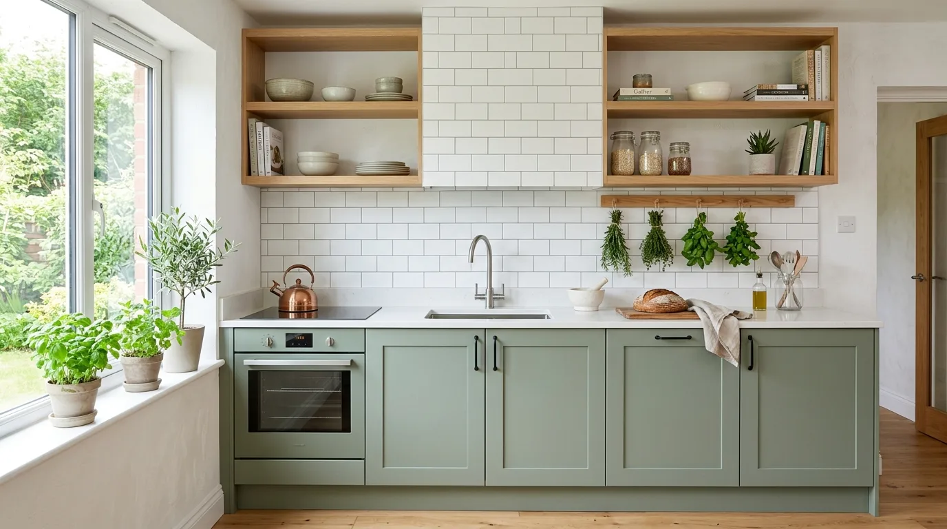 14 Lush Green Kitchen Ideas for a Nature-Inspired Culinary Space inspiration image 2