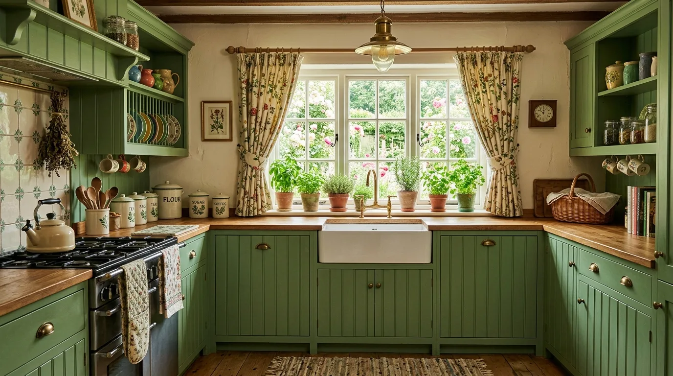14 Lush Green Kitchen Ideas for a Nature-Inspired Culinary Space inspiration image 6