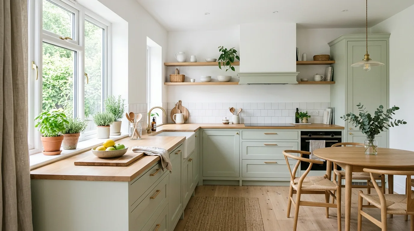 14 Lush Green Kitchen Ideas for a Nature-Inspired Culinary Space inspiration image 8