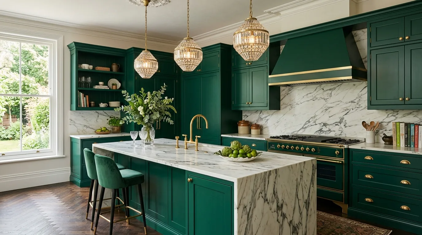 14 Lush Green Kitchen Ideas for a Nature-Inspired Culinary Space inspiration image 10