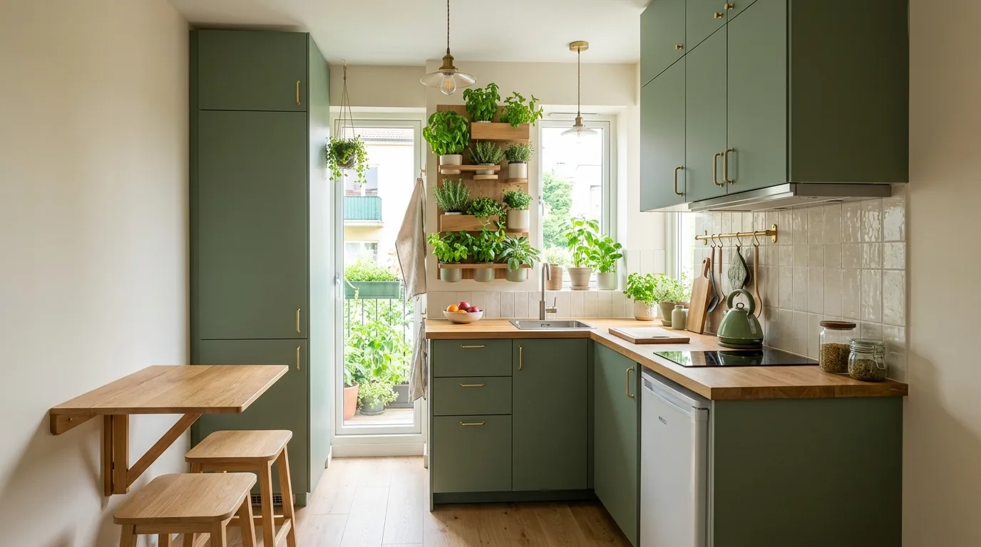 14 Lush Green Kitchen Ideas for a Nature-Inspired Culinary Space inspiration image 11
