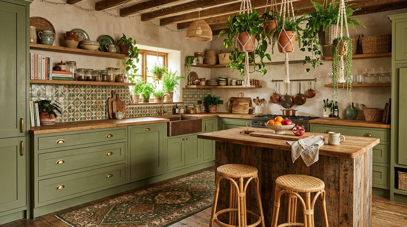 14 Lush Green Kitchen Ideas for a Nature-Inspired Culinary Space inspiration image 12