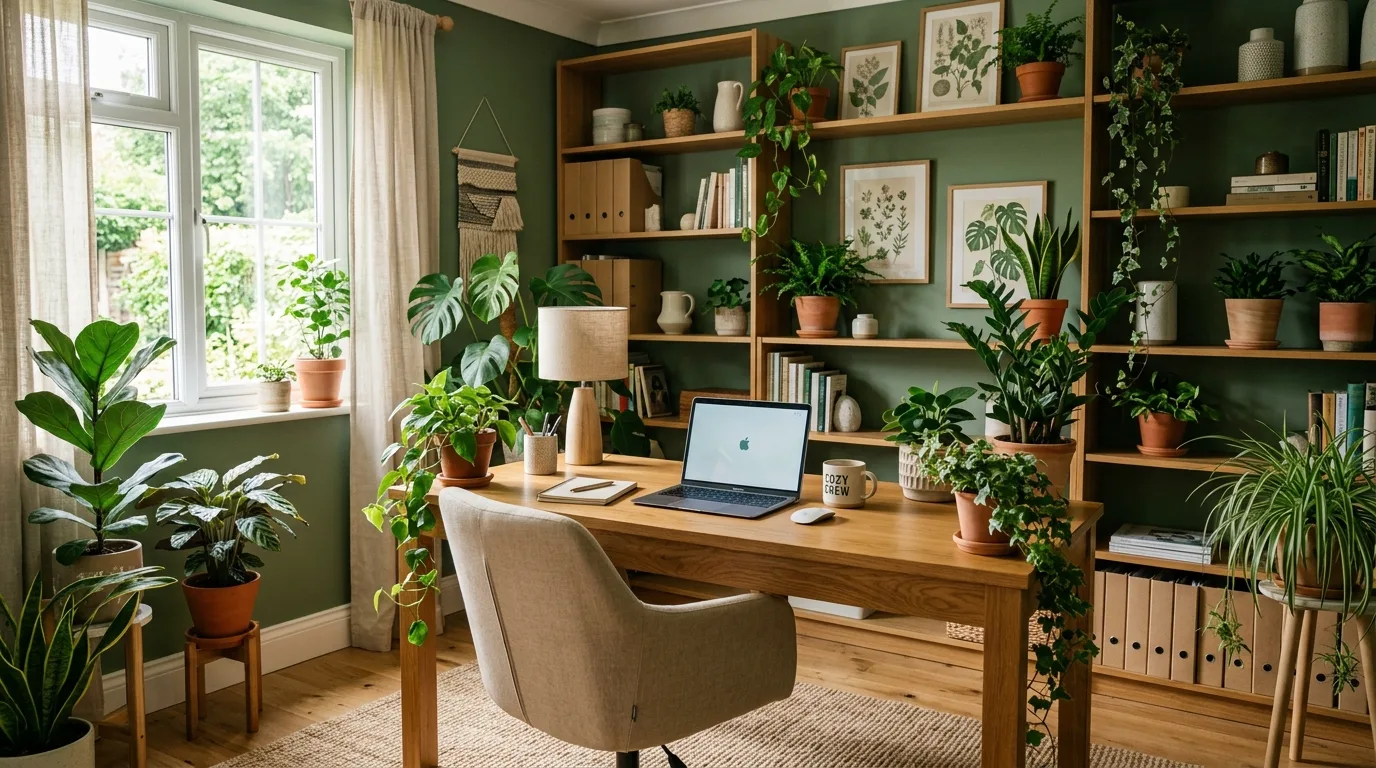14 Lush Nature-Infused Office Setups for a Calm and Productive Workspace inspiration image 4