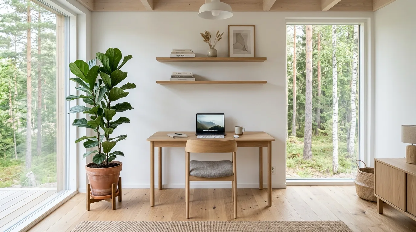 14 Lush Nature-Infused Office Setups for a Calm and Productive Workspace inspiration image 5