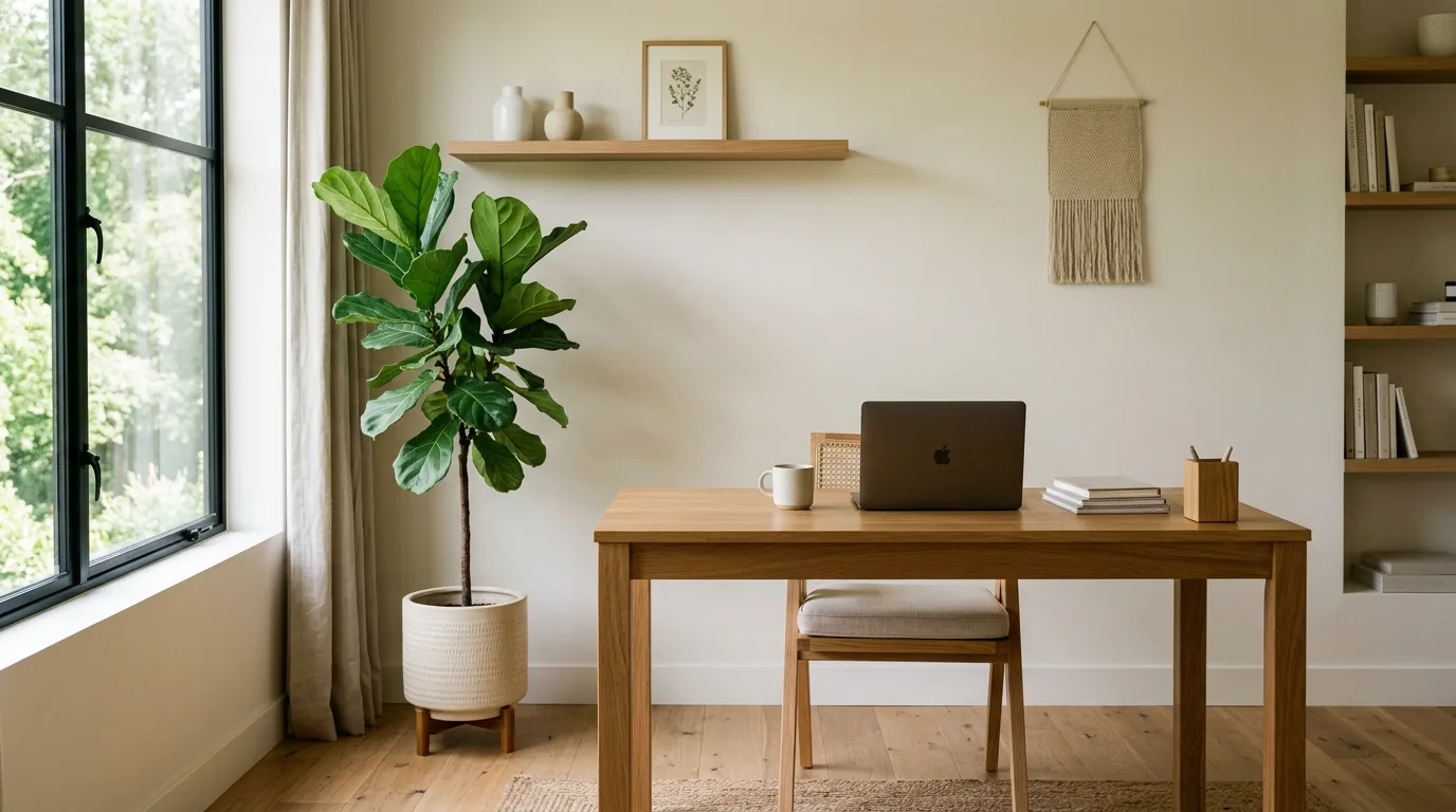 14 Lush Nature-Infused Office Setups for a Calm and Productive Workspace inspiration image 7