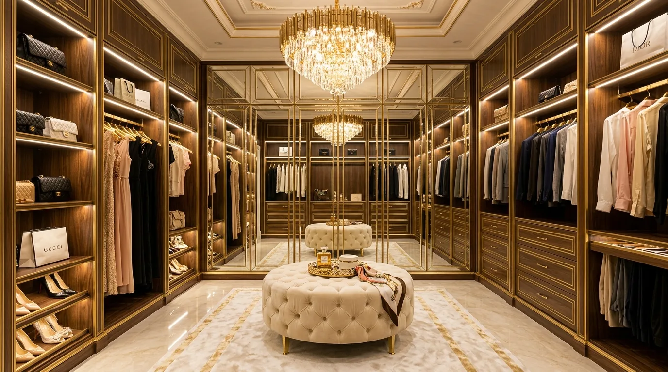 15 Luxurious Walk In Closet Ideas for a Boutique-Style Dressing Room inspiration image 6