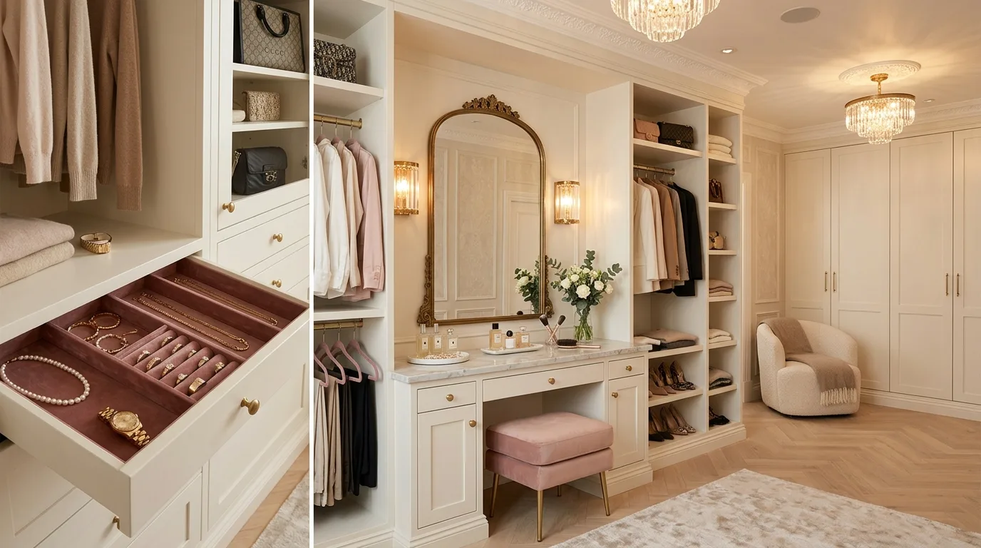15 Luxurious Walk In Closet Ideas for a Boutique-Style Dressing Room inspiration image 9