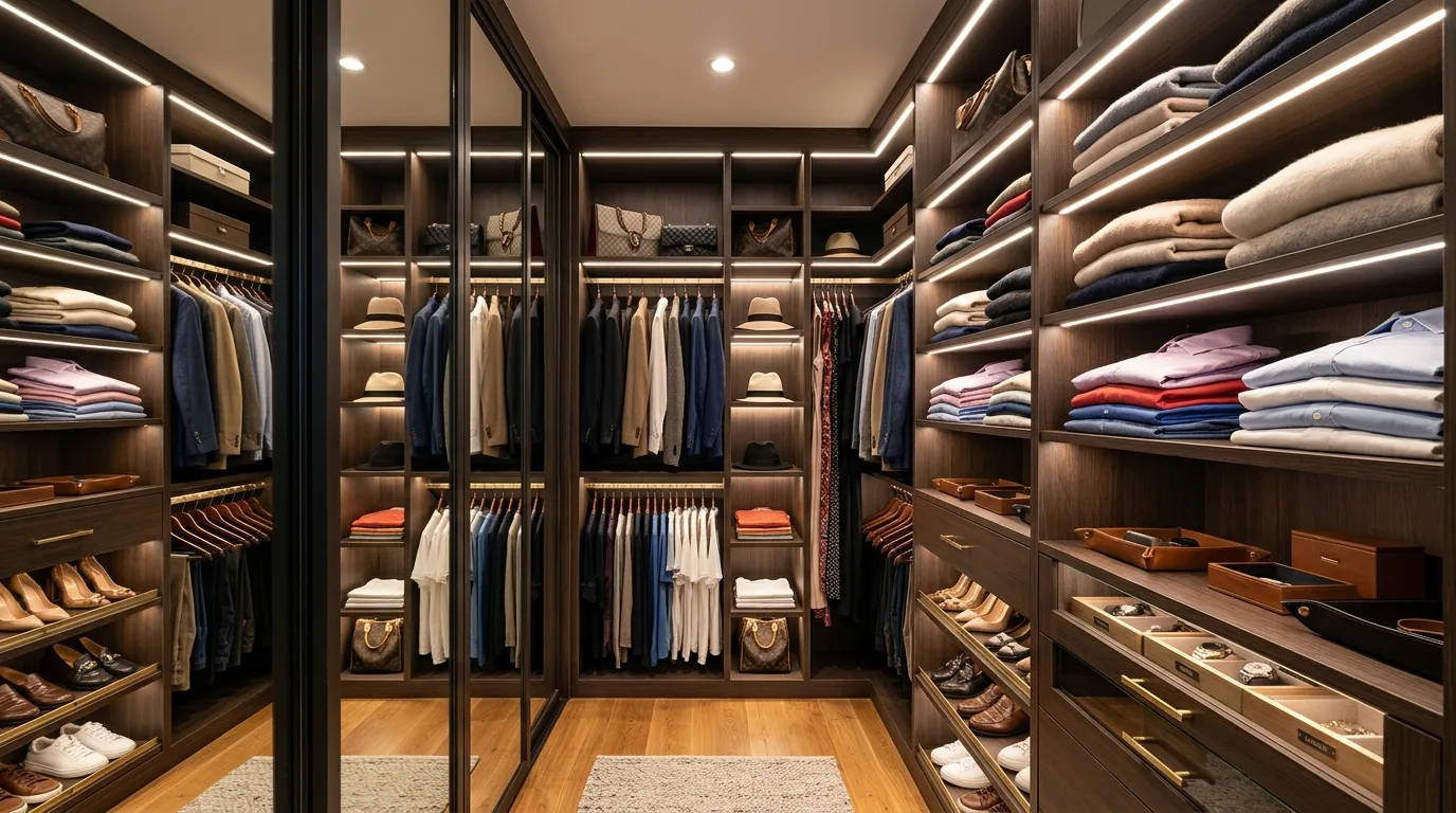 15 Luxurious Walk In Closet Ideas for a Boutique-Style Dressing Room inspiration image 11