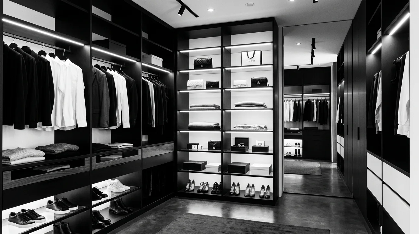15 Luxurious Walk In Closet Ideas for a Boutique-Style Dressing Room inspiration image 12