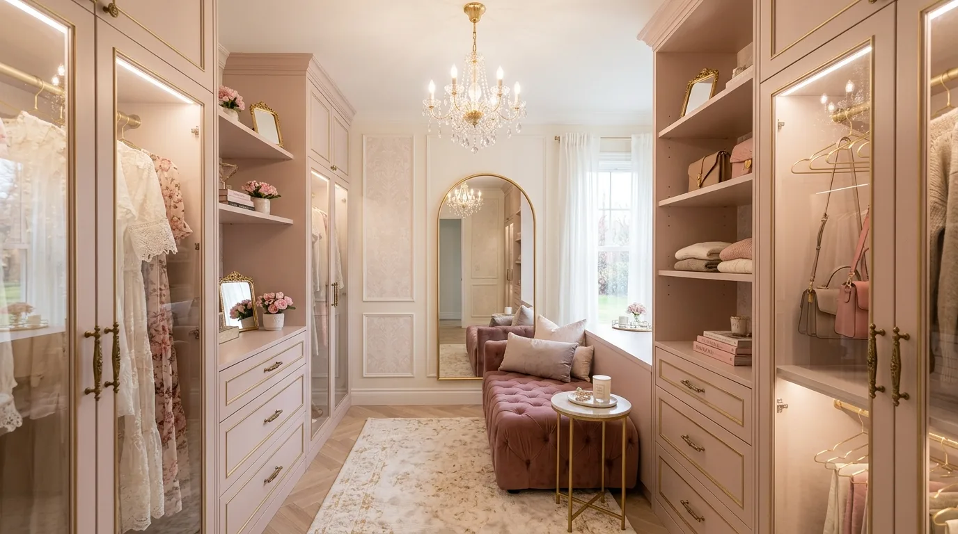 15 Luxurious Walk In Closet Ideas for a Boutique-Style Dressing Room inspiration image 13
