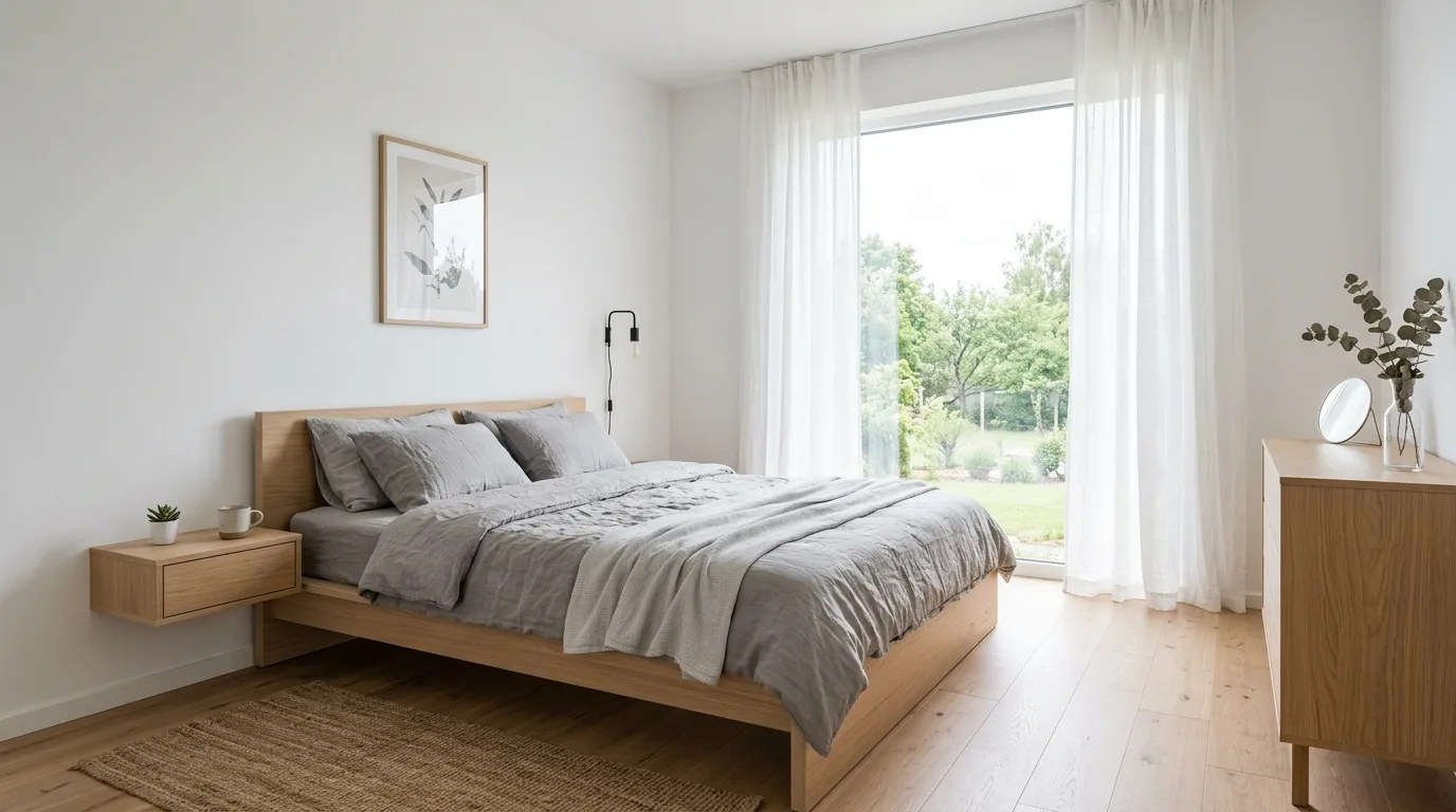 14 Minimalist Scandinavian Bedroom Ideas for a Clean and Calm Sanctuary hero image