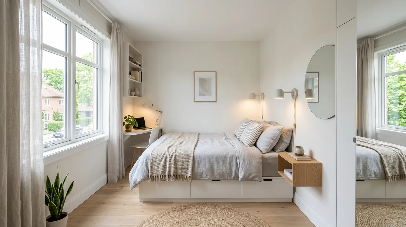 14 Minimalist Scandinavian Bedroom Ideas for a Clean and Calm Sanctuary inspiration image 10